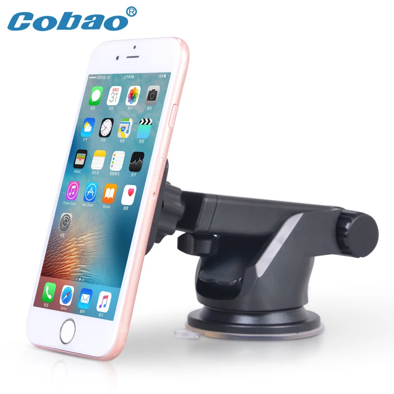 Cobao Телескопический автомобильный держатель для телефона iPhone 7 на лобовое стекло