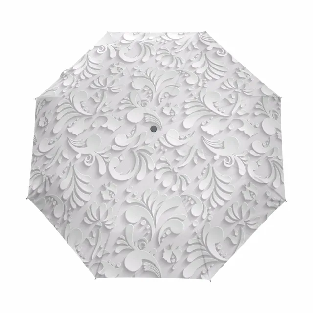 Parapluie avec imprimé floral 3D très original- plusieurs motifs et couleurs au choix- Automatique- livraison gratuite --- Umbrella with very original 3D floral print - several patterns and colors to choose from - Automatic - free delivery – Image 3
