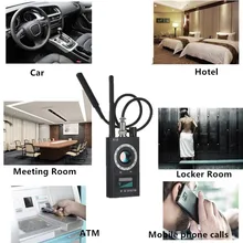 ИК лазерный РФ сканер детектор ошибка камера Ошибка Wi Fi сигнала gps GSM-Радио Телефон устройства Finder частной защиты безопасности