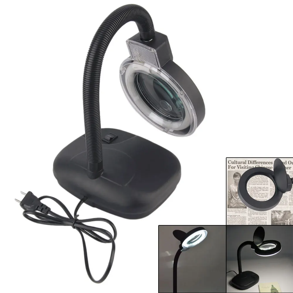 Adjustable-5X-10X-font-b-Tabletop-b-font-Gooseneck-font-b-Magnifying-b-font-Glass-font