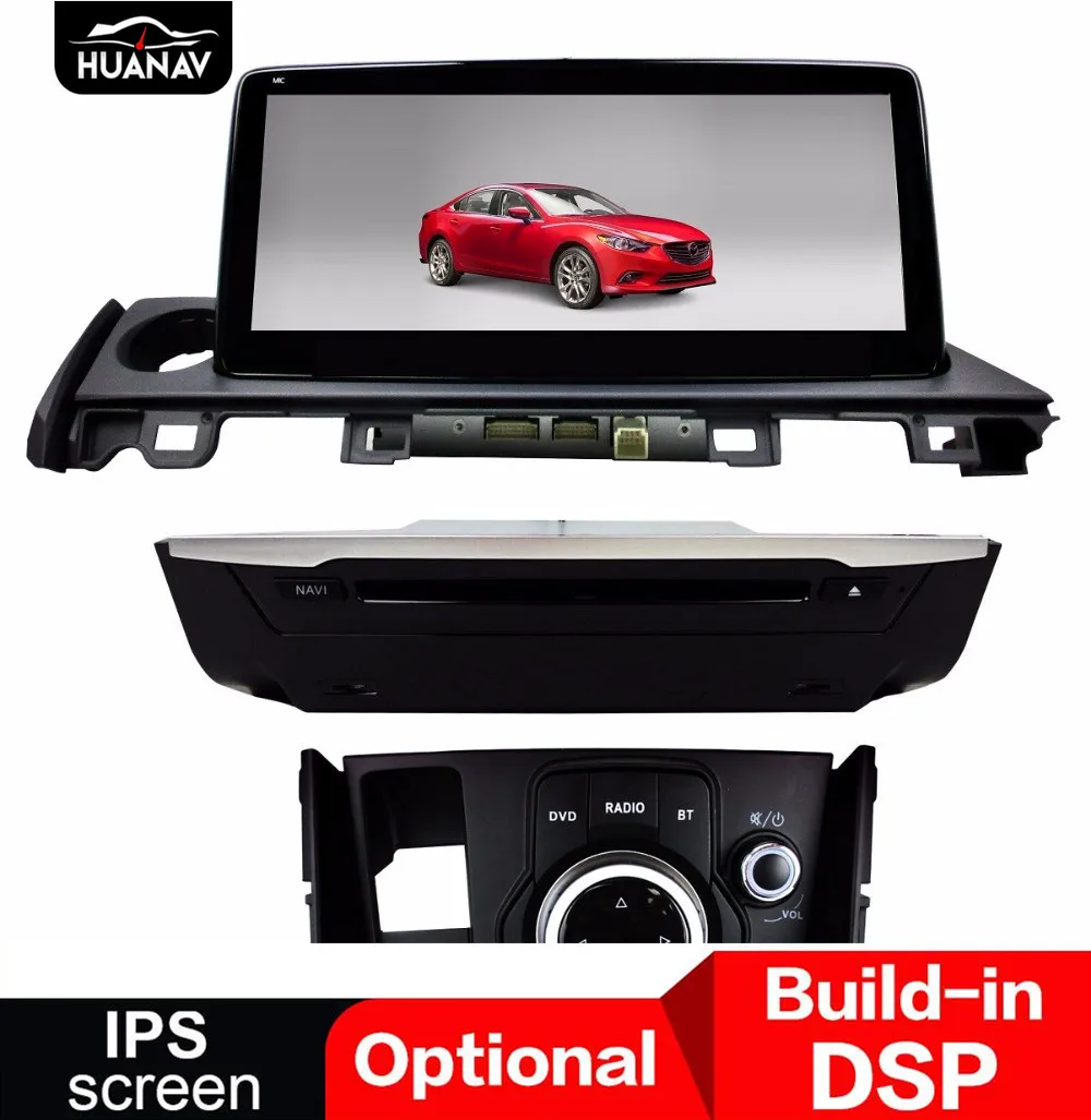 Автомобильный DVD плеер DSP Android 9 0 GPS навигация для Mazda 6 2017 2018 автомагнитола стерео