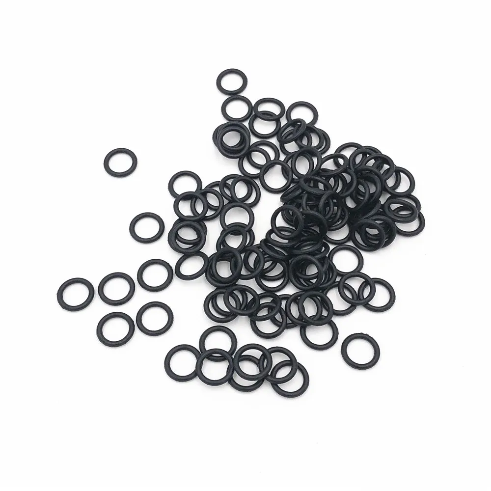 100 Pcs Black NBR O-Ring Sealing Rubber Tap Washer Gaskets OD 10/11/12/13/14/15 