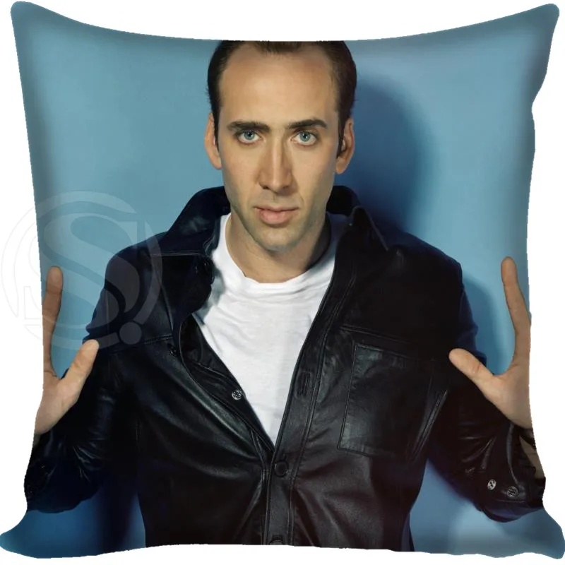 Заказная квадратная наволочка Nicolas Cage на заказ, наволочки для дома на молнии, наволочки для дома, 1 шт. на заказ, 40x40 см - Цвет: 20