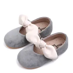 Xinfstreet/детская обувь для девочек с милым бантом, обувь для маленьких девочек, детская повседневная обувь, размер 21-30