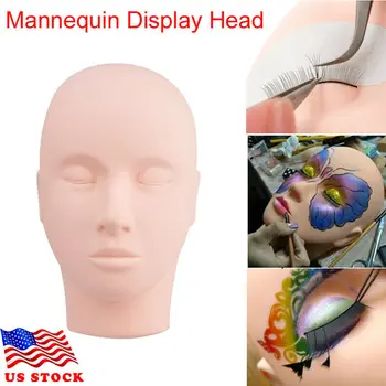 

Mannequin practical Makeup Eyelashes Practice Makeup Mannequin Training Head