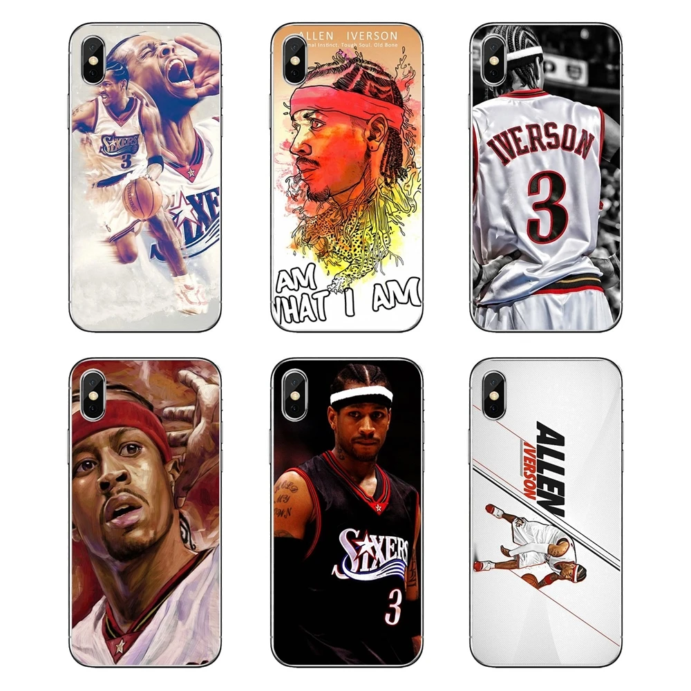 

Covers USA ALLEN IVERSON THE ANSWER Basketball Supper Star For Huawei Honor 8 8C 8X 9 10 7A 7C Mate 10 20 Lite Pro P Smart Plus
