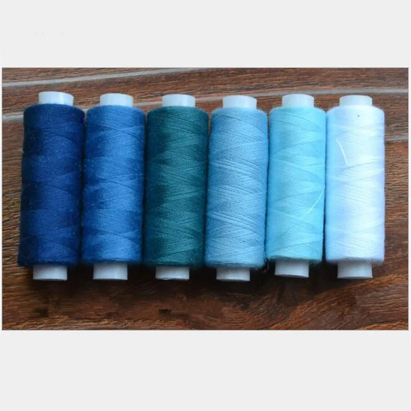 Jinhan 30 разных цветов швейная нить 250 ярдов каждый как DIY Набор нитей для шитья для ручного шитья или машинного шитья нить