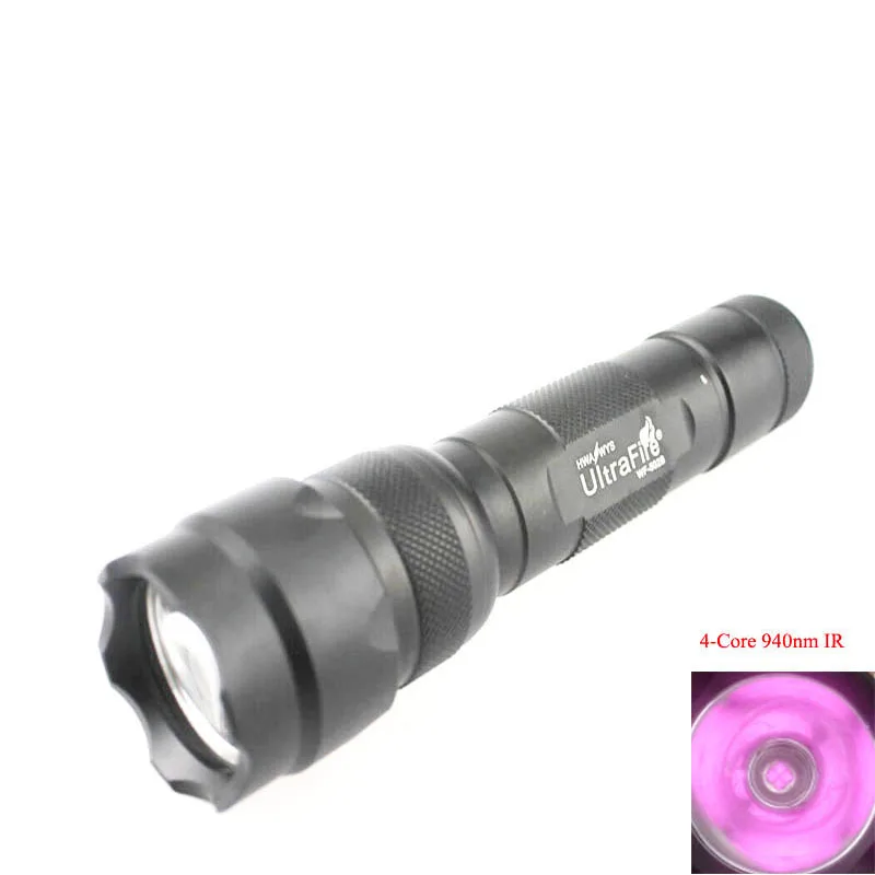 

U-F WF-502B 5W 4-Core 940nm Infrared Ray LED Flashlight (1x18650)