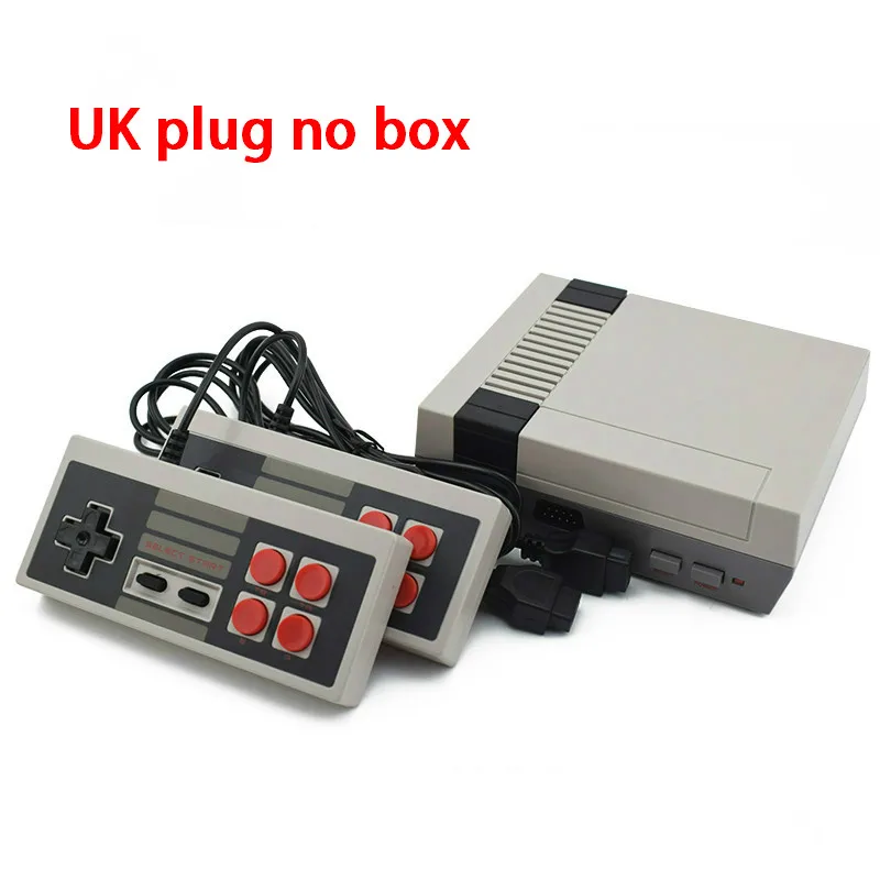 Данные лягушка Мини игровая консоль Поддержка HDMI выход Ретро видео игровые консоли встроенные 600 игры двойной геймпад игровой плеер - Цвет: UK plug no box