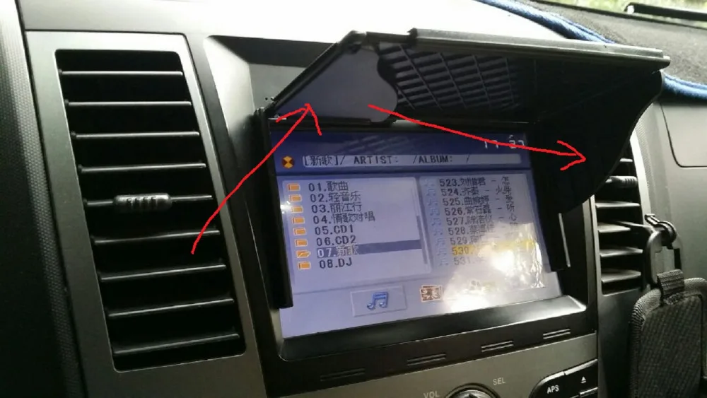 Cool Multipurpose Gps Sunshade For Car Gps Navigation Car Dvd Sun