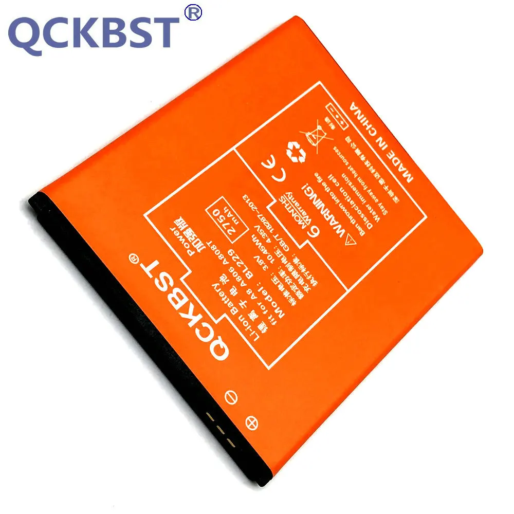 Аккумуляторная батарея BL229 для телефона Lenovo A8 A806 A808T 2750 мАч|battery for lenovo|battery forbl229