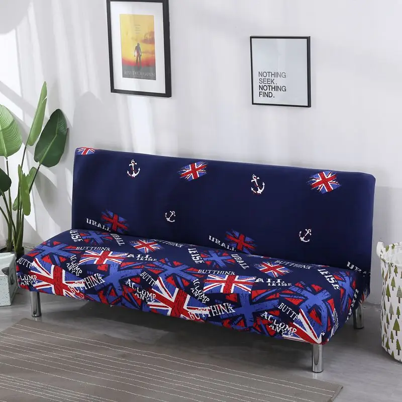 

American Style Flag Pattern Print Sofa Bed Cover Length 160 to195cm Slipcover Elastic Stretch Flexible Folding 3-seat Sofa Cover