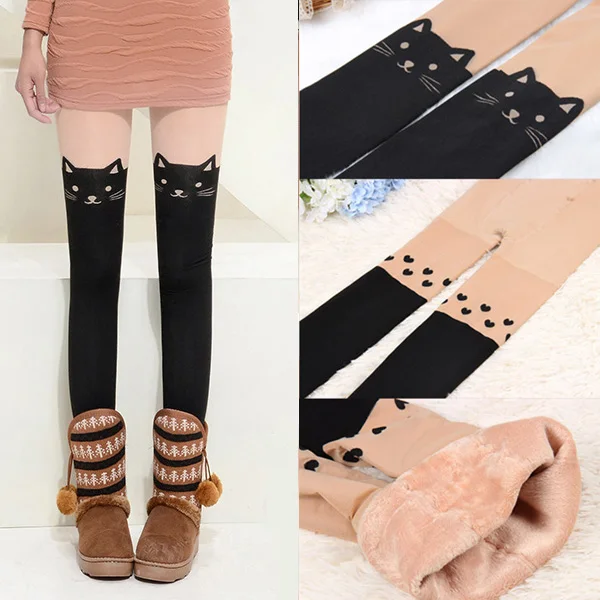 

Autumn winter women's clothing japanese sweet lolita tight thickened leggings kawaii girl gothic lolita pantyhose loli cos