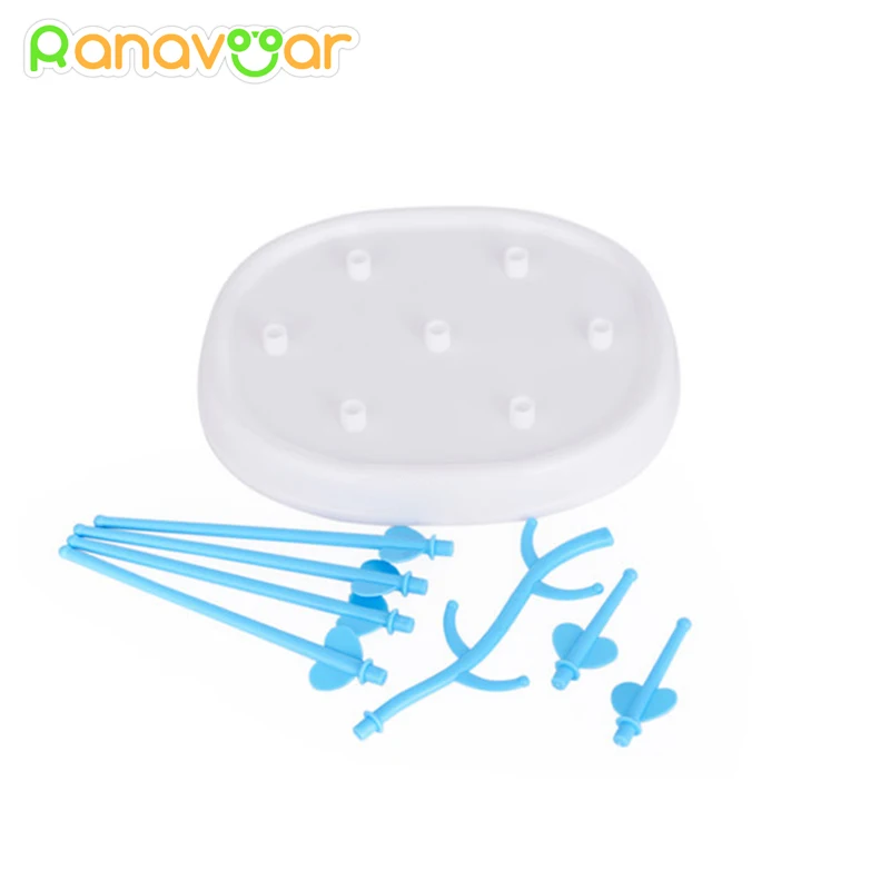 Useful Baby Bottle Drying Rack Simple Tree Shape Cleaning Dryer Drainer Detachable Useful Infant Milk Cup Nipple Pacifier Holder