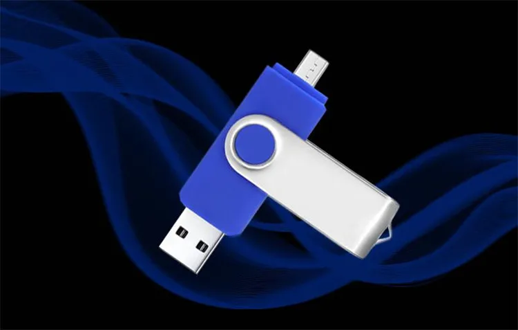 32 ГБ красочные поворачивается OTG Smart Flash Флеш накопитель 32 ГБ OTG memory stick micro usb flash драйвера для смартфон tablet