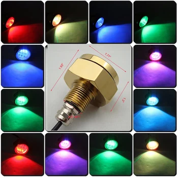 

Marine Boat Yacht Light 12v 27w RGB remote LED Boat marine light Underwater Light For fishing boating light Swimming pool