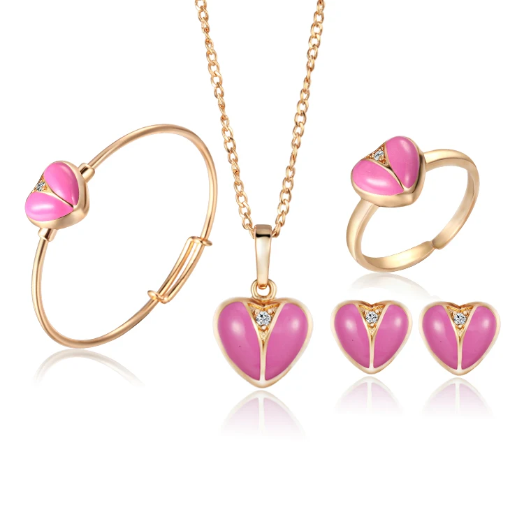 Buy Baby Jewelry Sets Gold Plated Earrings Ring For