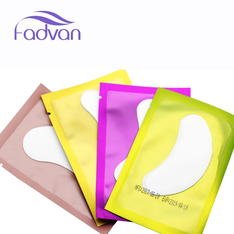 

50pairs/pack New Eyelashes Paper Patches Under Eye Pads Lash Paper Patch Eye Tips Sticker Wraps Eyelash Extension Make Up Tools
