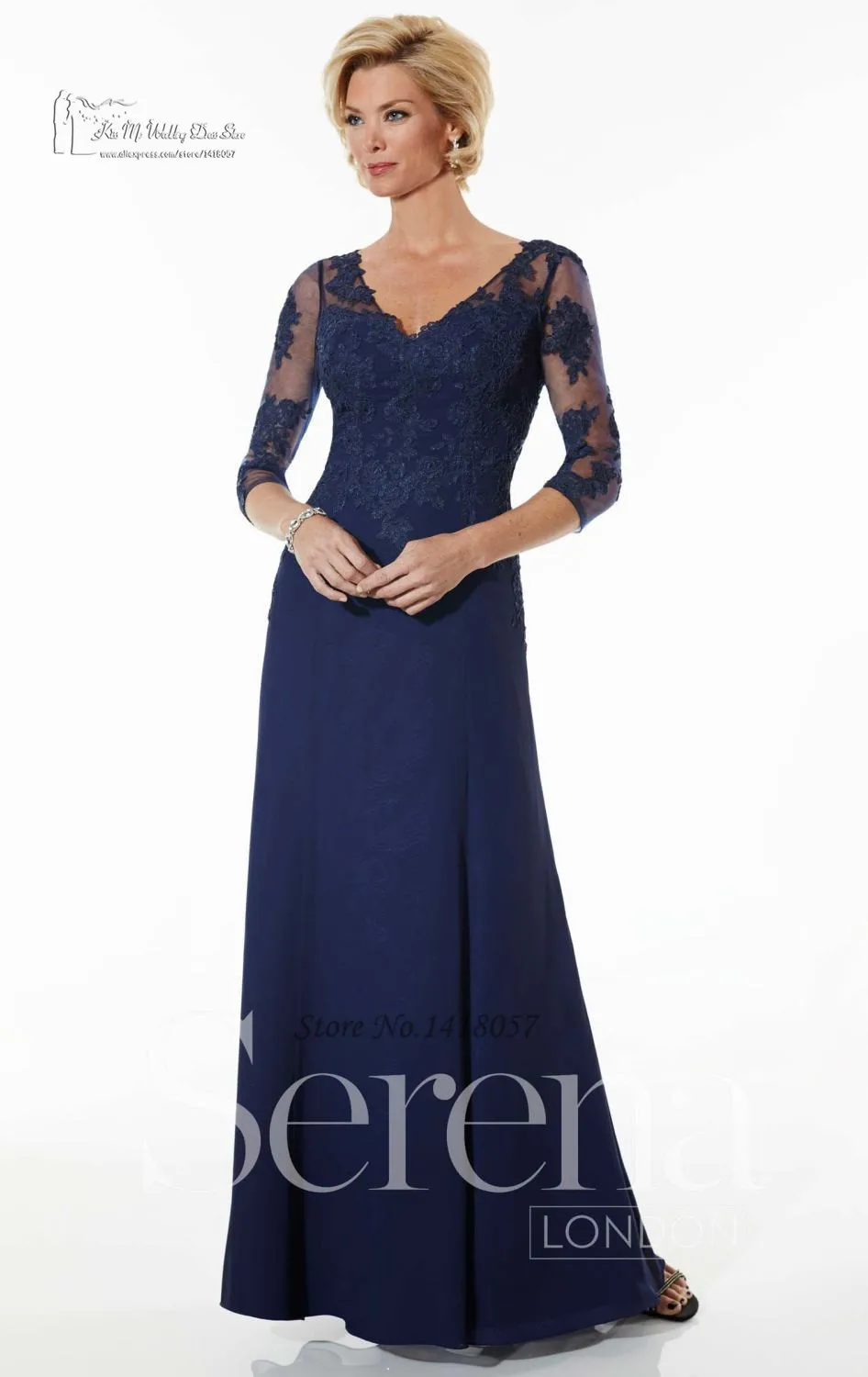 navy blue mother of the groom