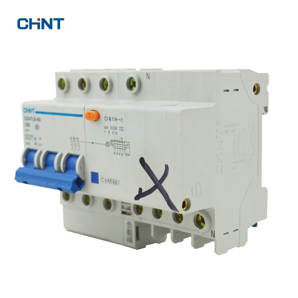 CHINT DZ47LE 63 C60 3 P 60A Pole ELCB RCD Прерыватель Цепи при утечке на землю остаточный ток|leakage