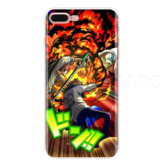 YIMAOC One Piece Shanks Soft Silicone Case for iPhone XS Max XR X 8 7 6