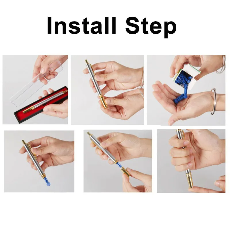 1pcs Stainless Steel Lancet Point Pen Cupping Bloodletting Pen Acupuncture Massage Needle Holder For Blood Glucose Meter Test 1pcs Stainless Steel Lancet Point Pen Cupping Bloodletting Pen Acupuncture Massage Needle Holder For Blood Glucose Meter Test