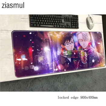 

yuri on ice mouse pad 900x400x2mm mats Fashion Computer mouse mat gaming accessories Halloween Gift large mousepad game pc gamer