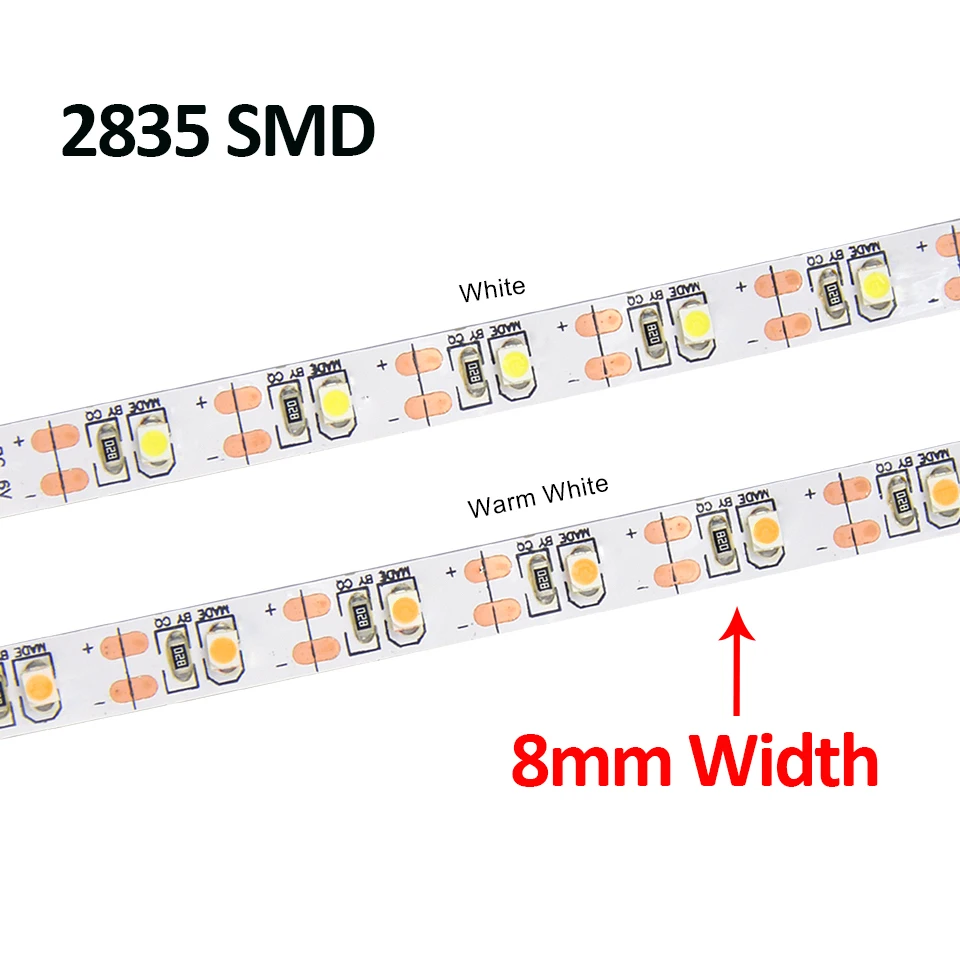 DC5V USB Светодиодная лента светильник 5050 2835 SMD гибкий светодиодный ленточная лампа 1