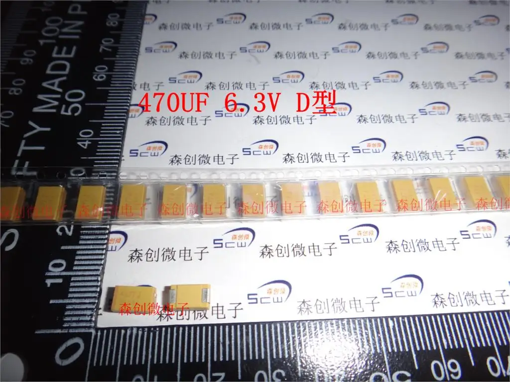 

Imported from AVX 470 uf 6.3 V D 7343 TAJD477K006RNJ polarity SMD tantalum capacitor