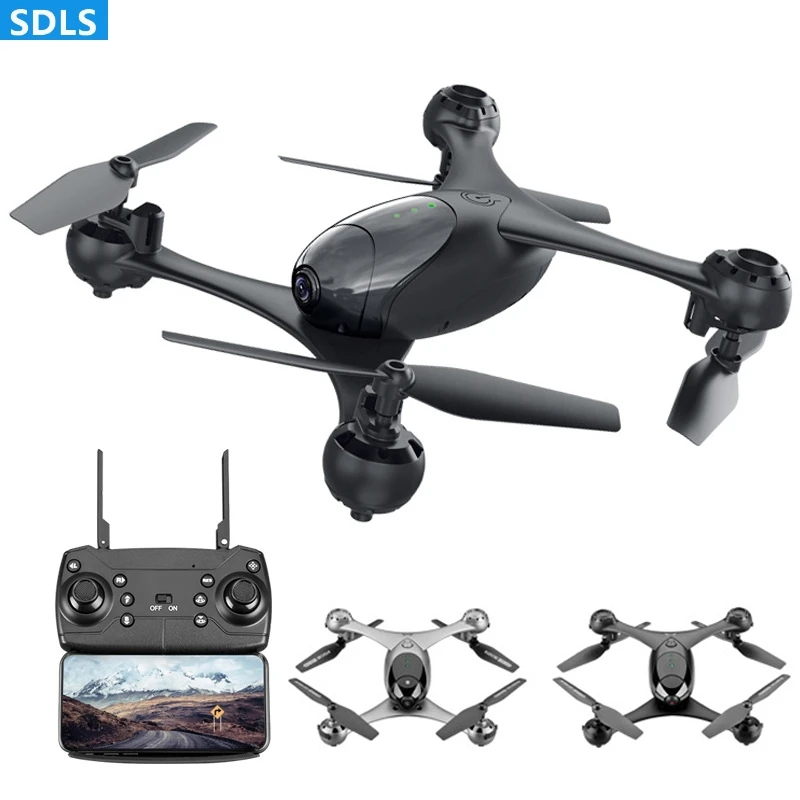 

4K/1080P WIFI FPV Optical Dual Camera RC Drones Optical Hover RC Helicopter Gestures Control Quadcopters Portrait Follow M6