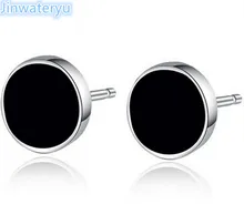 

Fashion Jewelry 925 pure silver stud Earring for men, Jinwateryu Mens earrings