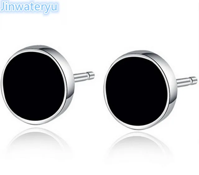 Fashion Jewelry 925 Pure Silver Stud Earring For Men Jinwateryu Fashion Jewelry 925 Pure Silver Stud Earring For Men Jinwateryu Mens Earrings
