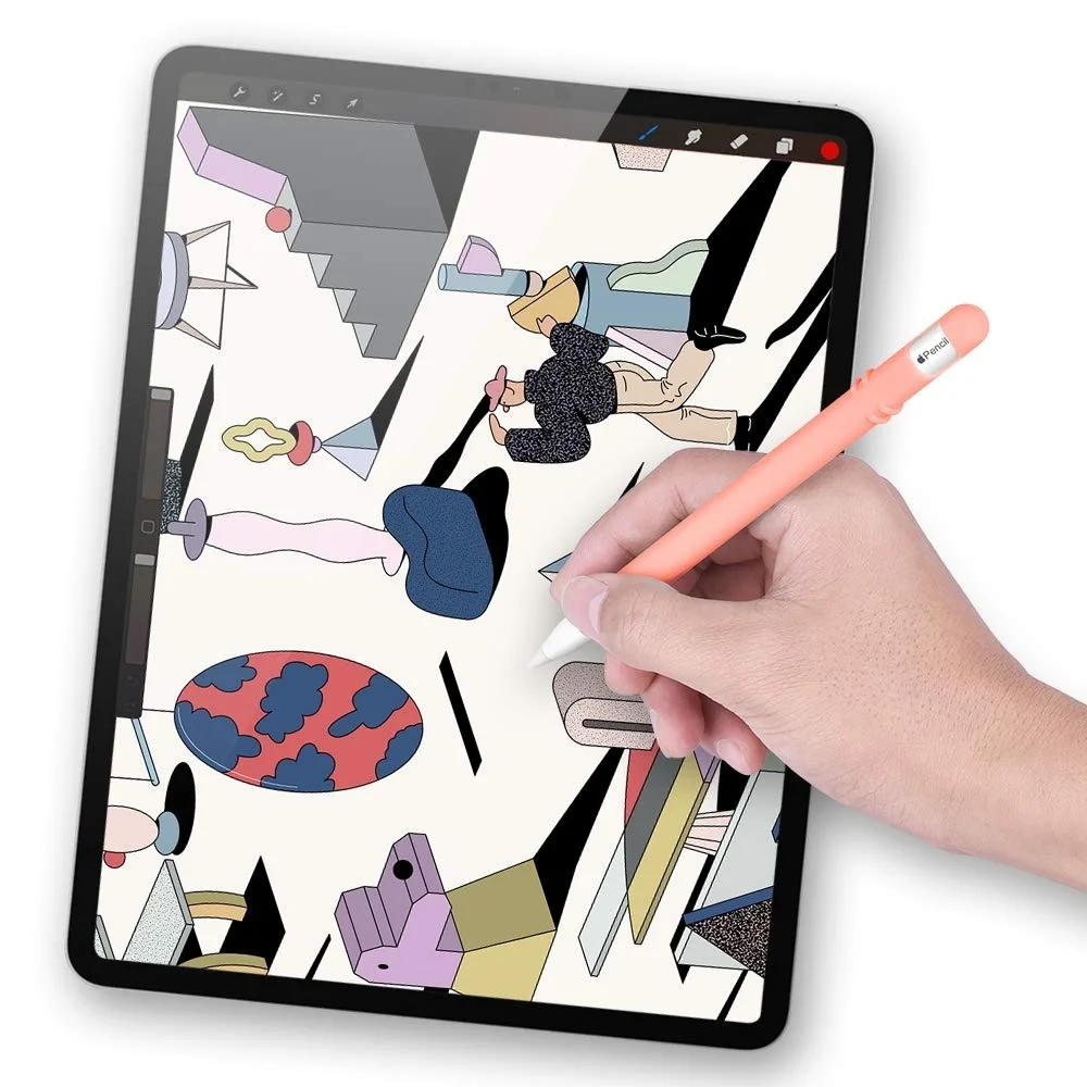 Силиконовый чехол для Apple Pencil 2, Чехол-держатель для iPad Pro 11, 12,9 дюймов,, Apple Pencil 2-го поколения, чехол для стилуса