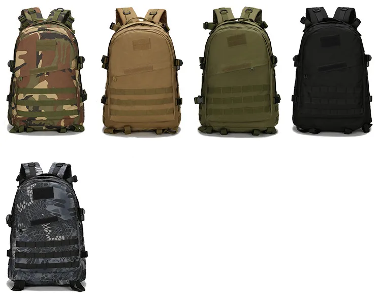 40L открытый охотничий Штурмовой Рюкзак страйкбол 3Day Molle Camel пакет ATACS FG охотничий камуфляж