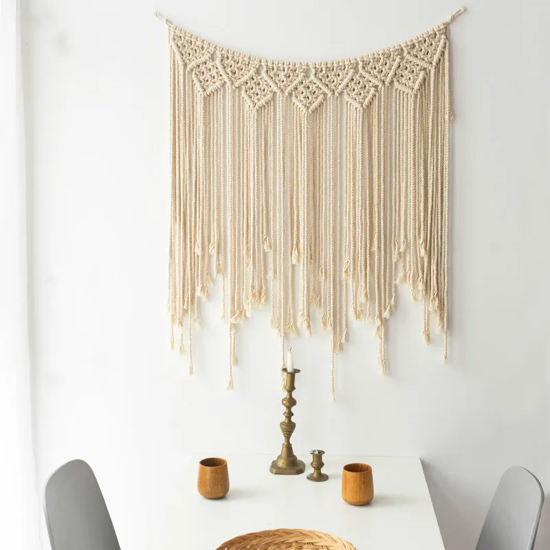 

Mandala Tapestry Wall Hanging Hand-woven Boho Decor Macrame Wall Hanging Mexican Home Decoration Headboard Wall Tapestry