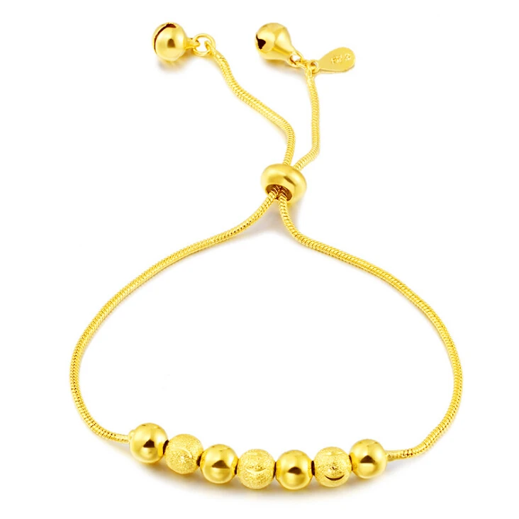 

HFANCYW Hot Sale Transfer Luck Beads Female Bracelet Sand Gold Snake Chain Hand String Women Jewelry Friends Best Birthday Gift