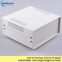 Żelazna obudowa do elektroniki obudowa przyrządu diy projekt przypadku żelaza elektryczna skrzynka przyłączeniowa DIY wzmacniacz metalowe pudełko 150*140*70mm