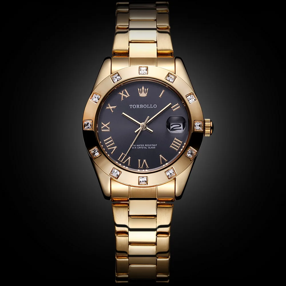 

Golden Ladies Wrist Watch Women 2018 Brand Famous Female Clock Quartz Watch Hodinky Quartz-watch Montre Femme Relogio Feminino