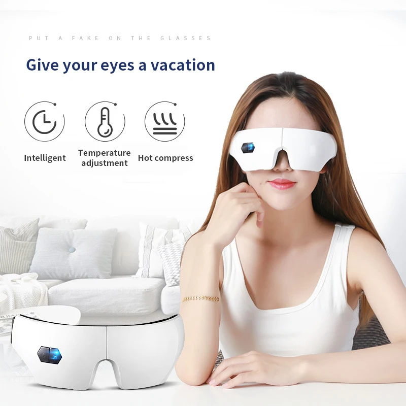 Usb зарядка беспроводное использование нагревающая распаривающая маска для сна 3D Помощь сон Регулировка горячего тепла синхронизации маска для глаз защита Расслабление путешествия Офис