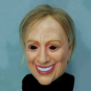 

Top Popular Dress Up Latex Crossdressing Female Hilary Clinton Mask for Male