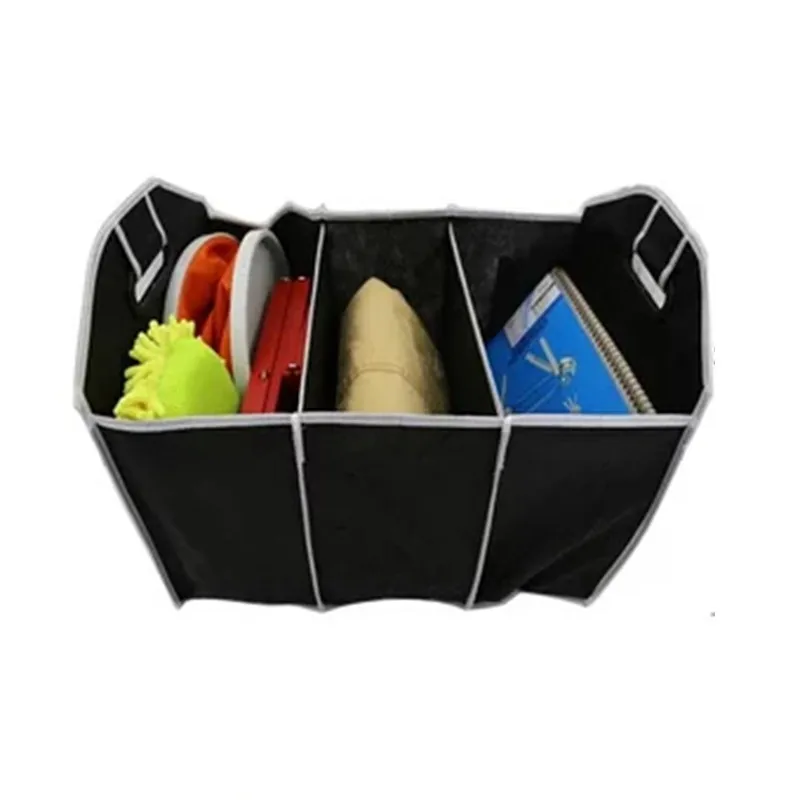 Складной Черный Автомобильный органайзер для багажника, игрушки, сумка для хранения продуктов, грузовой контейнер, сумки, коробка для автомобиля, Стайлинг, авто аксессуары