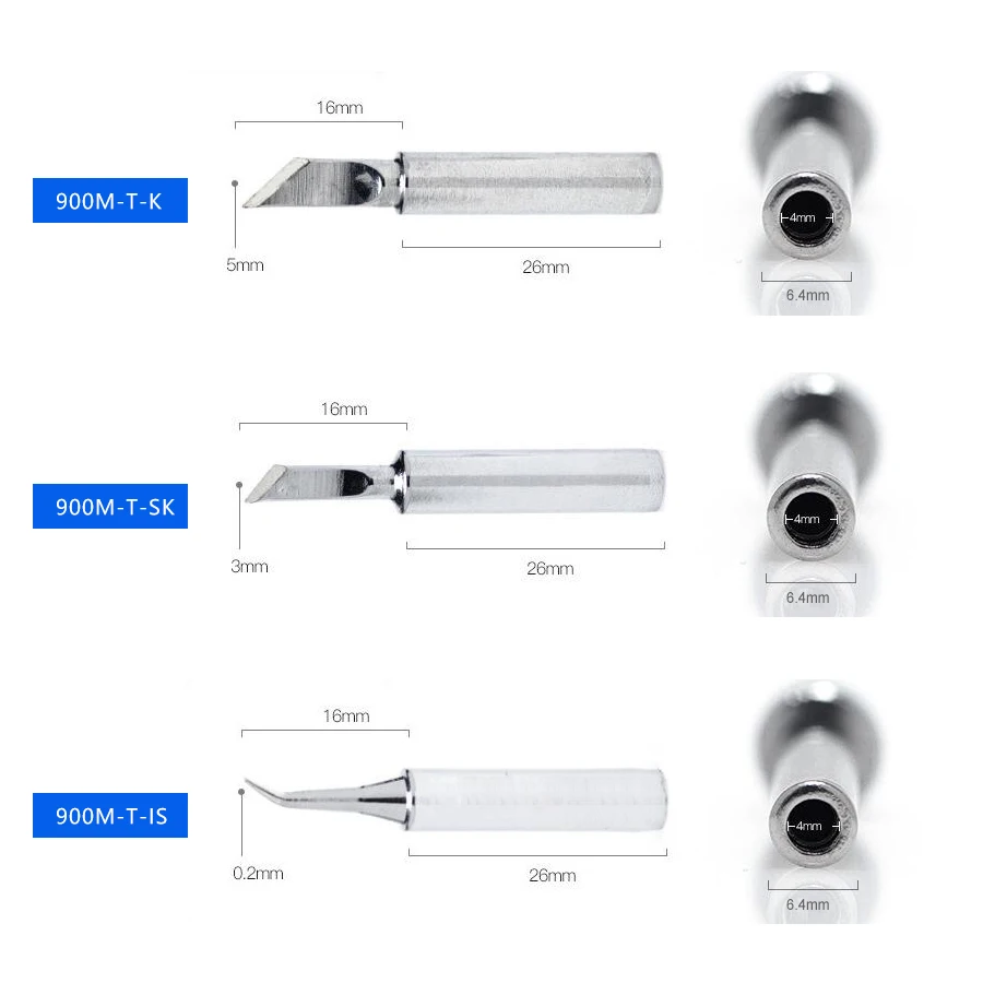 QUICKO 5/10 шт. бессвинцовый припой паяльников 900M-T для HAKKO SAIKE ATTEN AOYUE KADA YIHUA 936/907/942 паяльная станция