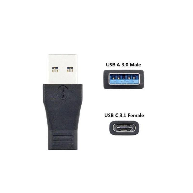 

USB 3.1 type-c female to usb 3.0 male hard disk charging data adapter 24Pin terminal USB Data adapter converter Support charge