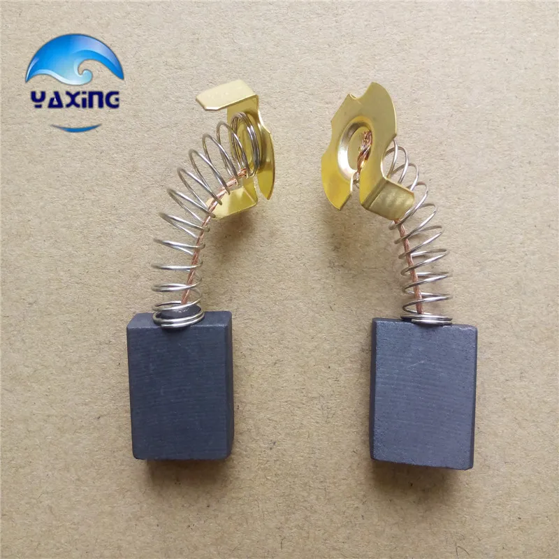 # 44 Fine 10 Pair Carbon Brushes For Electric Motors 7x17x18mm