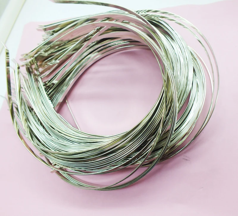 US $172.96 1000PcsLot Nickel colo Blank Plain Metal Hair Band For Hair Accessories DIY Craft 3456710mm