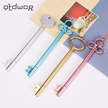 

1PC 0.38MM Vintage Key Plastic Gel Pen Creative Cute Kawaii Pens for Kids Lovely Item School Supplies