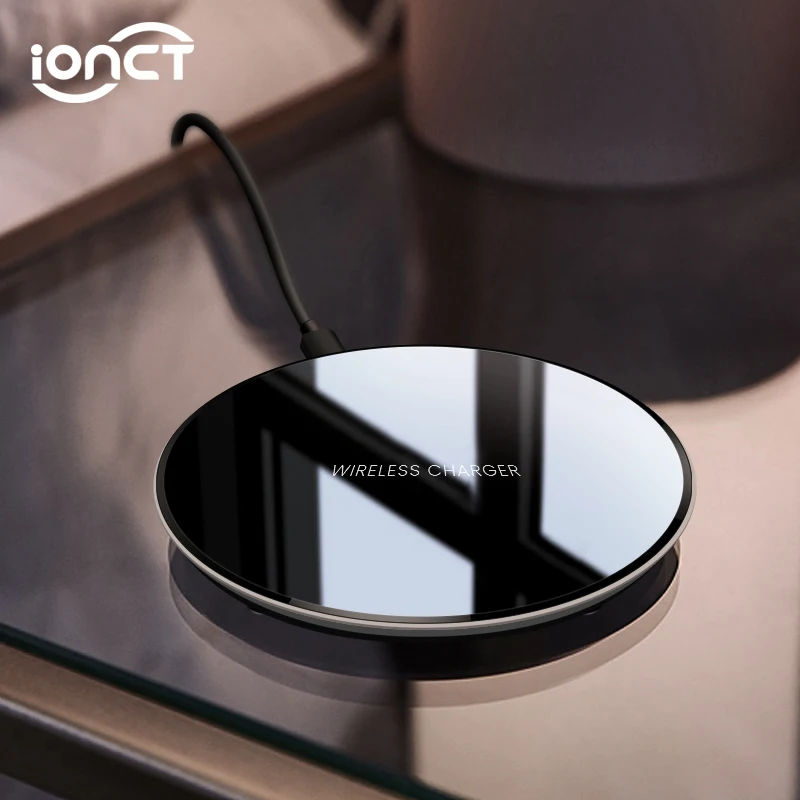 

iONCT QI Wireless Charger For iPhone X XR 8 7 Plus XS Max Charging Dock For Samsung S8 S9 For Huawei Xiaomi Charge Pad For Phone
