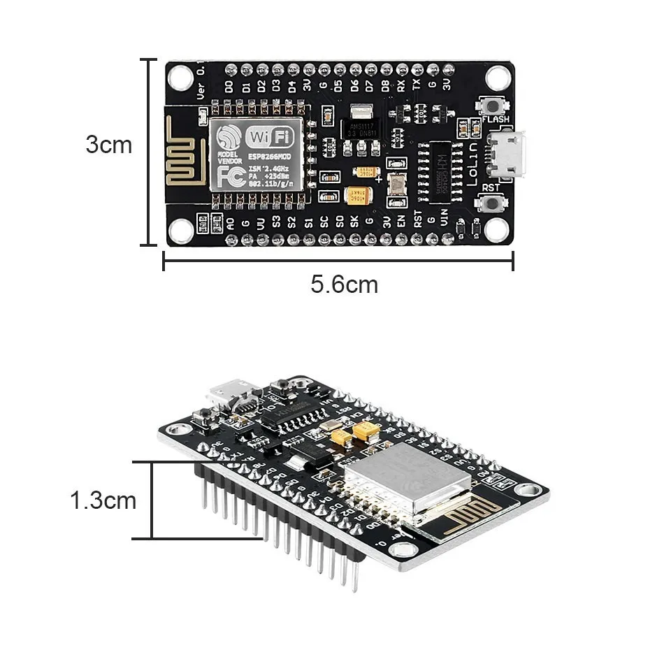 Беспроводной модуль Nodemcu V3 V2 Esp32 D1mini Lua Wifi макетная плата Esp8266 с антенной Pcb и usb-портом Esp-12e Ch340 Cp2102 - Цвет: Nodemcu v3 CH340