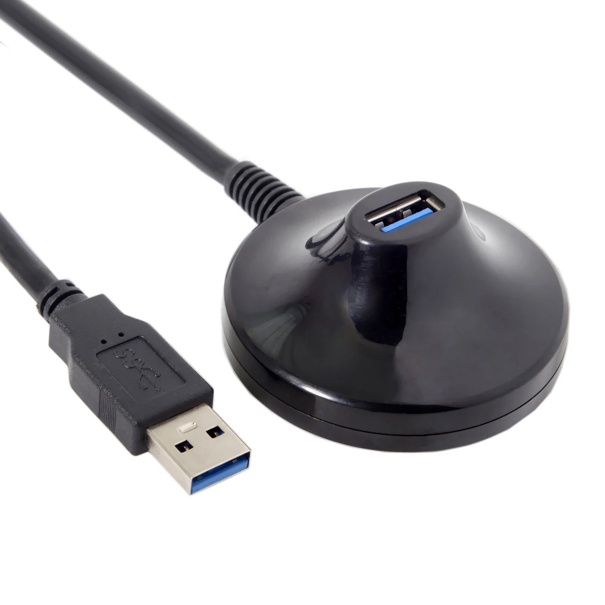 USB 3.0 نوع-A ذكر إلى أنثى تمديد كابل USB3.0 موسع قاعدة لتثبيت الكمبيوتر المحمول الإرساء تاريخ كابل شحن ل Pc U محرك أقراص 0.8 m