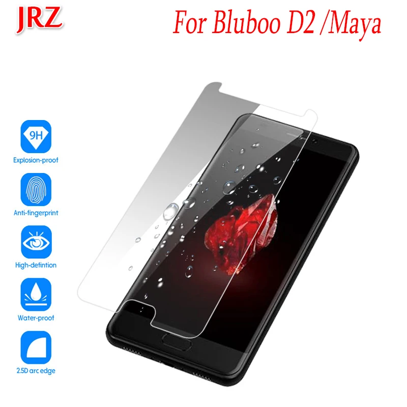 

JRZ Tempered Glass 5.5'' for Bluboo Maya Screen Protector Phone Replacement Easy To Install Film Glass 5.2'' For Bluboo D2 Phone